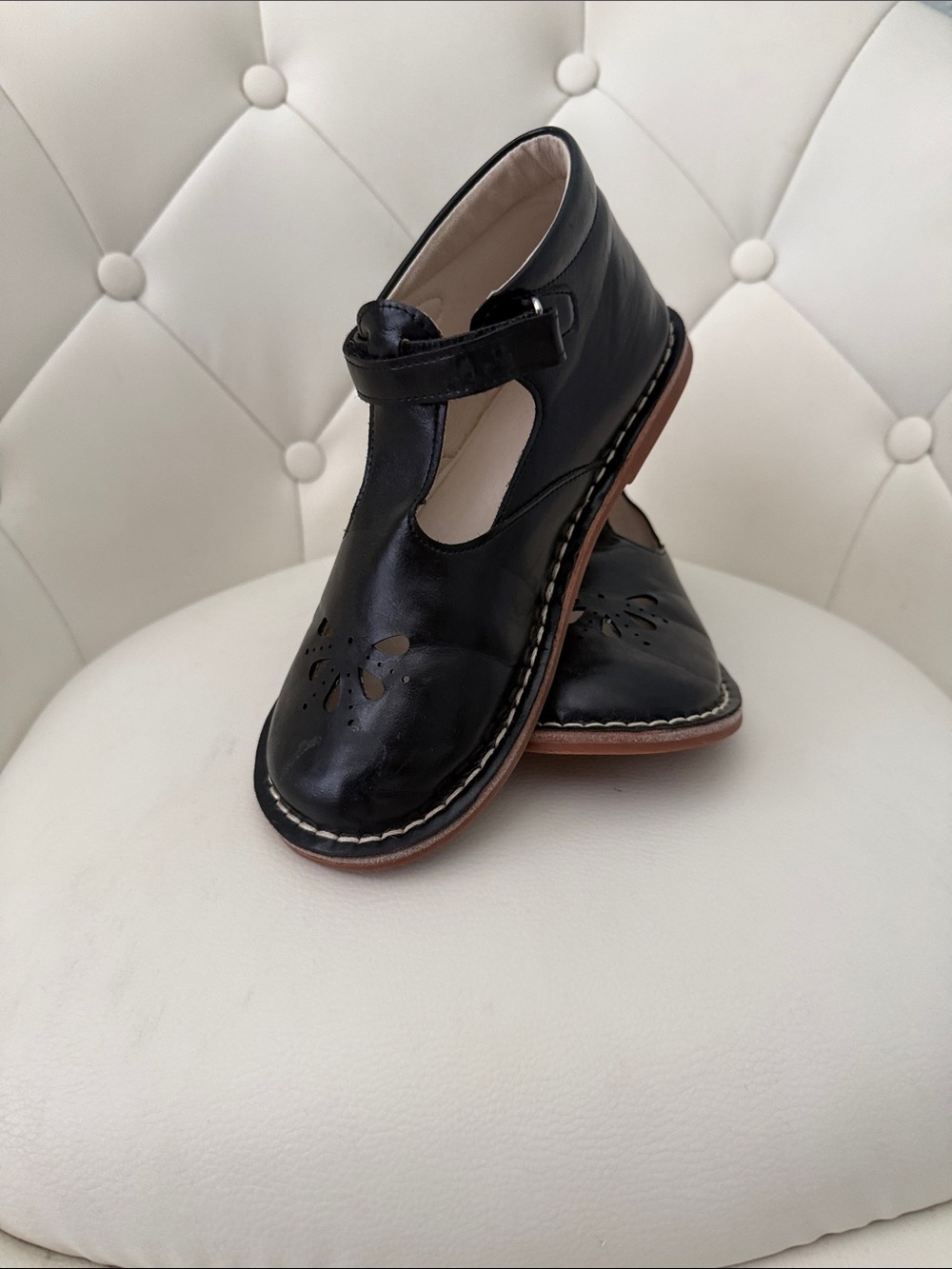 Felix & Flora Kids Black Mary Jane Uniform Shoes with T-Strap Girls 13 - Picture 9 of 10